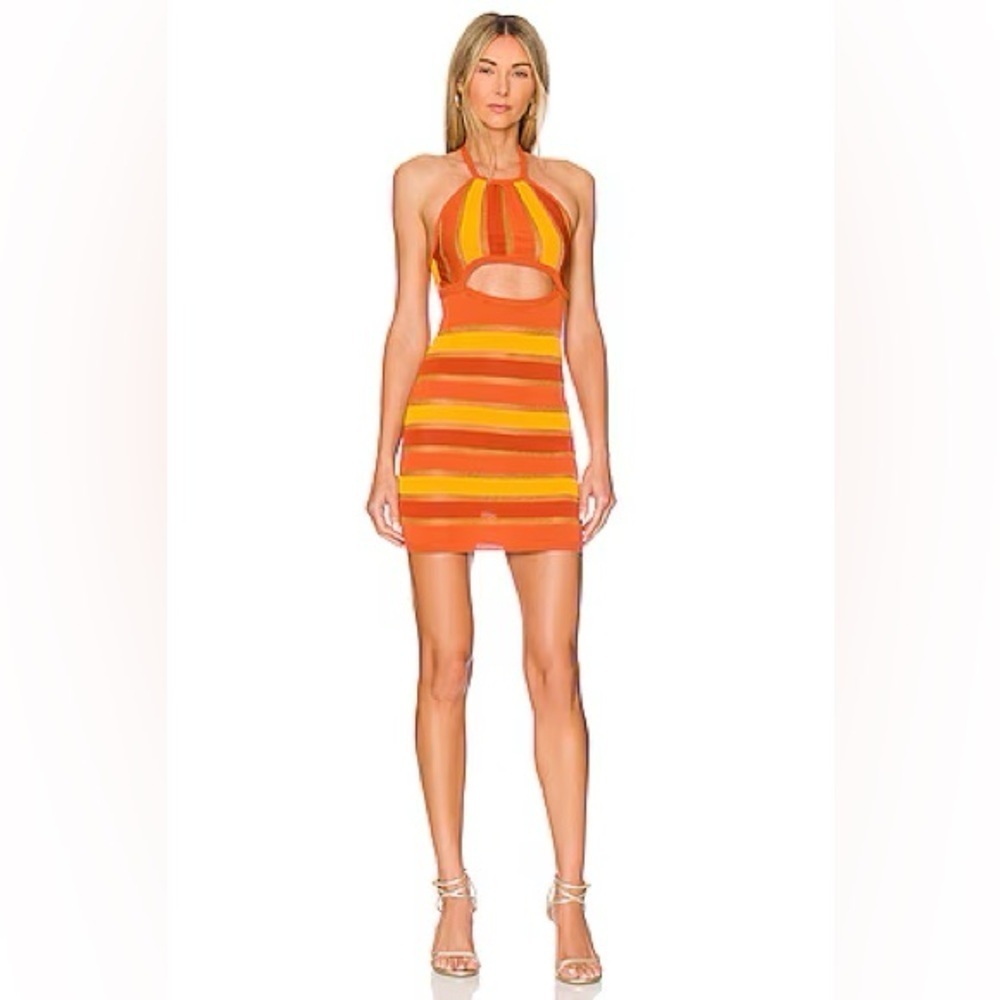 For Love & Lemons Tori Mini Dress large host pick boho party 🥳🥳🥳